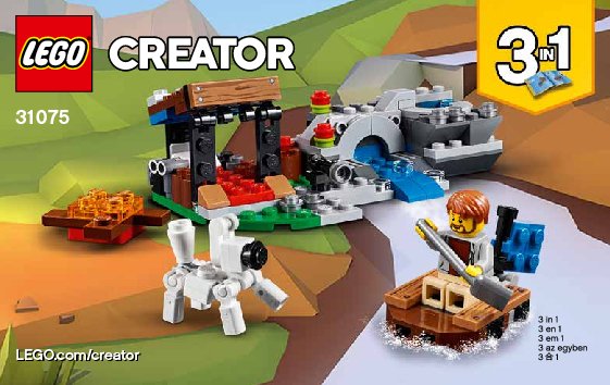 Building Instructions - LEGO - Creator 3-in-1 - 31075 - Outback Adventures: Page 1