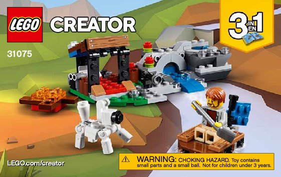 Building Instructions - LEGO - Creator 3-in-1 - 31075 - Outback Adventures: Page 1