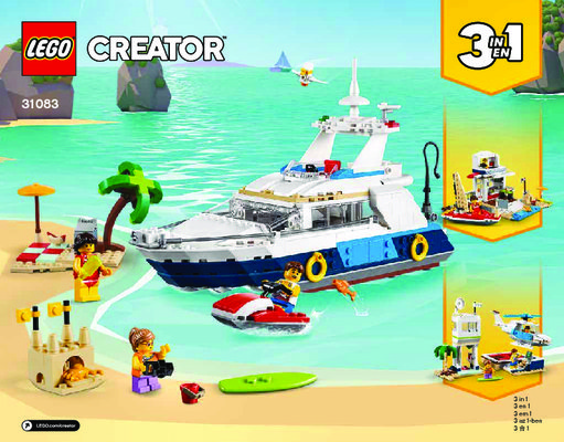 Building Instructions - LEGO - 31083 - Cruising Adventures: Page 1