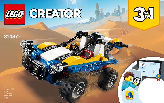 Building Instructions - LEGO - 31087 - Dune Buggy: Page 1