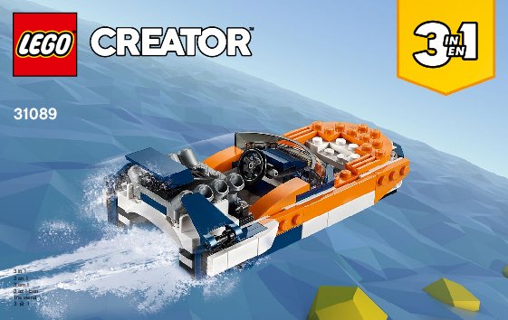 Building Instructions - LEGO - 31089 - Sunset Track Racer: Page 1