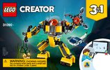 Building Instructions - LEGO - 31090 - Underwater Robot: Page 1