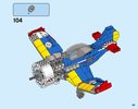 Building Instructions - LEGO - 31094 - Race Plane: Page 83