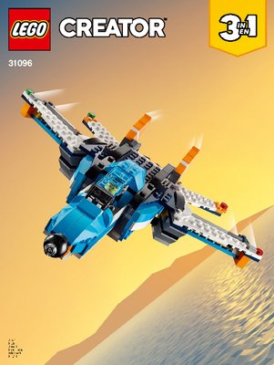 Building Instructions - LEGO - 31096 - Twin-Rotor Helicopter: Page 1