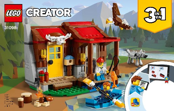 Building Instructions - LEGO - 31098 - Outback Cabin: Page 1