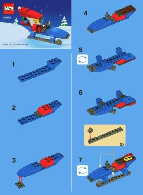 Building Instructions - LEGO - 40000 - LEGO Cool Santa Set: Page 1