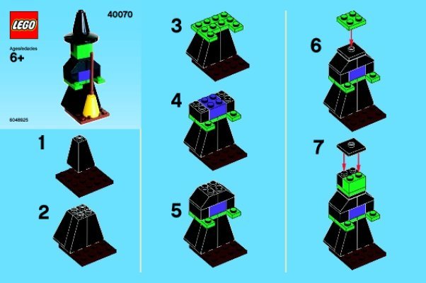 Building Instructions - LEGO - 40070 - Monthly Minibuild Oct 2013: Page 1