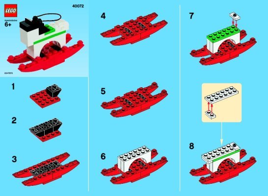 Building Instructions - LEGO - 40072 - Monthly Minibuild Dec 2013: Page 1