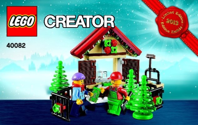 Building Instructions - LEGO - 40082 - 2013 Holiday Set 1: Page 1