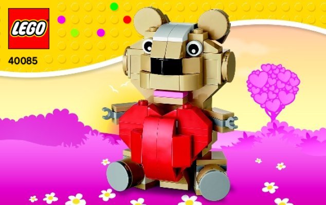 Building Instructions - LEGO - 40085 - LEGO® Valentine: Page 1