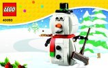 Building Instructions - LEGO - 40093 - Snowman: Page 1