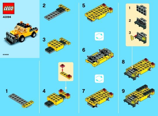 Building Instructions - LEGO - 40094 - Monthly Minibuild January: Page 1