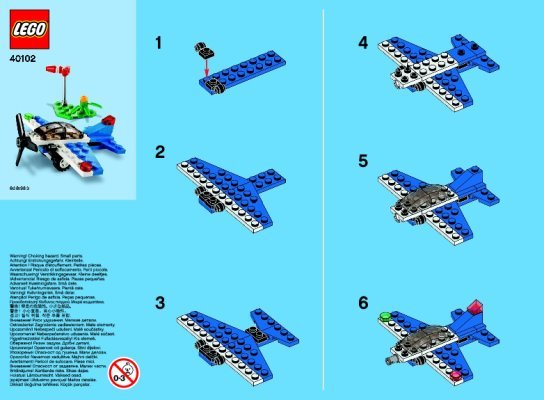 Building Instructions - LEGO - 40102 - Monthly Minibuild September: Page 1