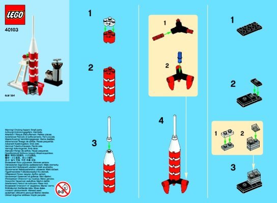 Building Instructions - LEGO - 40103 - Monthly Minibuild November: Page 1