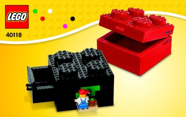 Building Instructions - LEGO - 40118 - Buildable Brick Box 2x2: Page 1