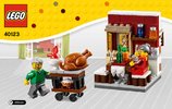 Building Instructions - LEGO - 40123 - Thanksgiving Feast: Page 1