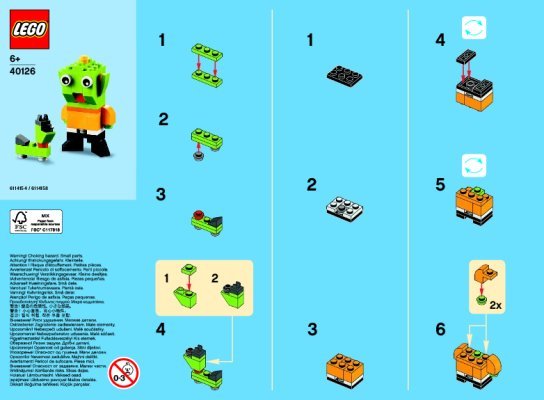 Building Instructions - LEGO - 40126 - MMB Jan 2015 Alien: Page 1