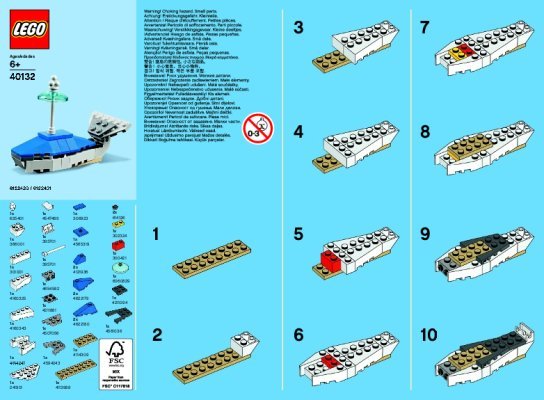 Building Instructions - LEGO - 40132 - MMB July 2015 Whale: Page 1