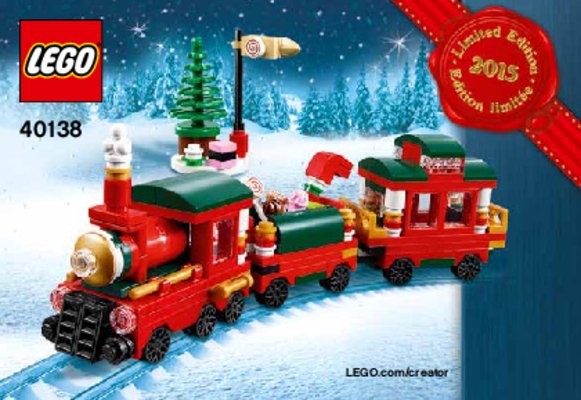 Building Instructions - LEGO - 40138 - Christmas Train: Page 1