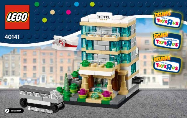 Building Instructions - LEGO - 40141 - Bricktober Hotel: Page 1