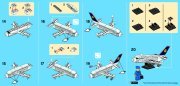 Building Instructions - LEGO - 40146 - Lufthansa Plane: Page 2