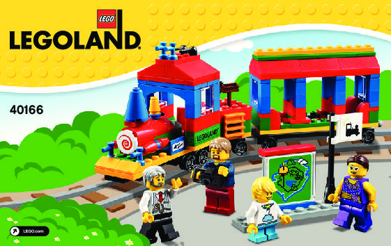 Building Instructions - LEGO - 40166 - LEGOLAND Train: Page 1