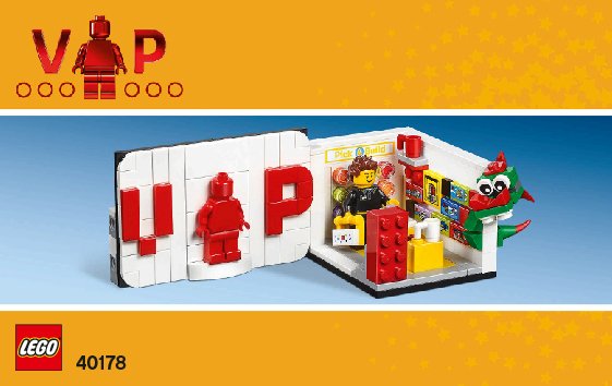 Building Instructions - LEGO - 40178 - D2C VIP Set: Page 1