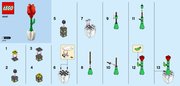 Building Instructions - LEGO - 40187 - LEGO® Flower Display: Page 1