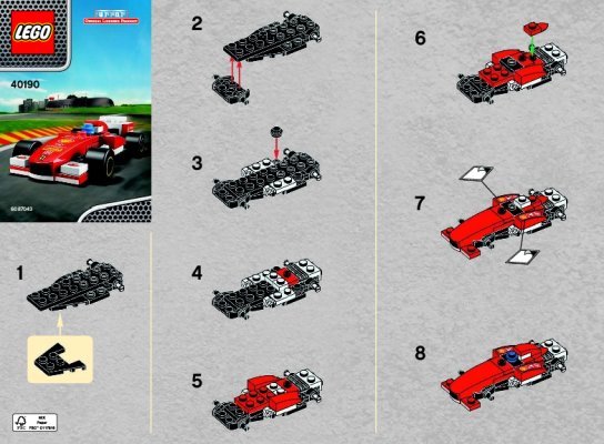 Building Instructions - LEGO - 40190 - F138: Page 1