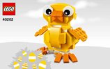 Building Instructions - LEGO - 40202 - LEGO® Easter Chick: Page 1