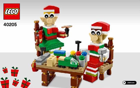 Building Instructions - LEGO - 40205 - LEGO® Little Elf Helpers: Page 1