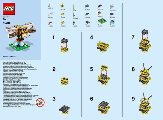 Building Instructions - LEGO - 40211 - MMB Apr 2016 Bee: Page 1