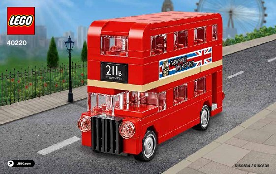 Building Instructions - LEGO - 40220 - LEGO® London Bus: Page 1