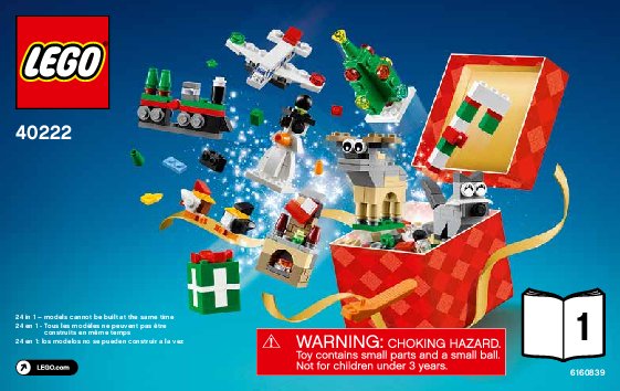 Building Instructions - LEGO - 40222 - LEGO® Christmas Build Up: Page 1