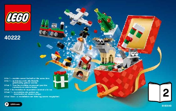 Building Instructions - LEGO - 40222 - LEGO® Christmas Build Up: Page 1