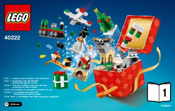 Building Instructions - LEGO - 40222 - LEGO® Christmas Build Up: Page 1