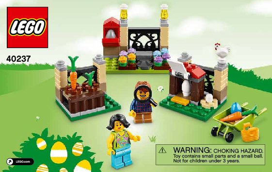 Building Instructions - LEGO - 40237 - LEGO® Easter Egg Hunt: Page 1