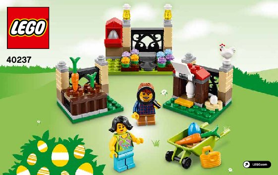 Building Instructions - LEGO - 40237 - LEGO® Easter Egg Hunt: Page 1