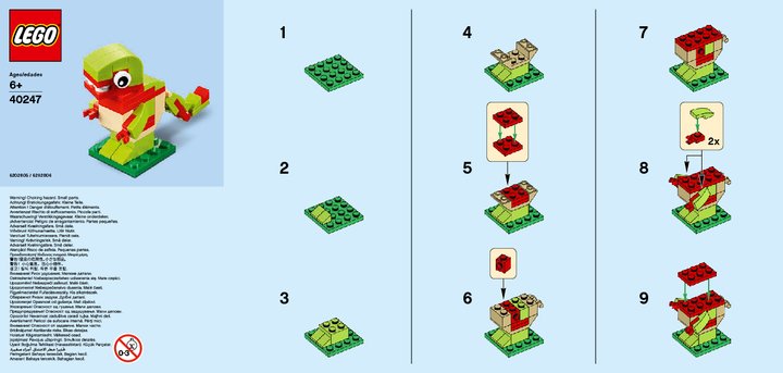 Building Instructions - LEGO - 40247 - MMB Sep 2017 Dino: Page 1