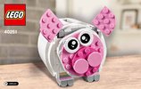 Building Instructions - LEGO - 40251 - Mini Piggy Bank: Page 1