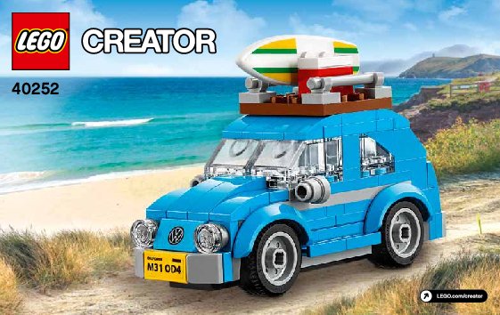 Building Instructions - LEGO - 40252 - LEGO® VW Mini Beetle: Page 1