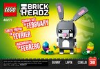 Building Instructions - LEGO - BrickHeadz - 40270 - Valentine's Bee: Page 40