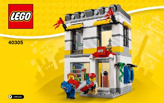 Building Instructions - LEGO - 40305 - Microscale LEGO® Brand Store: Page 1