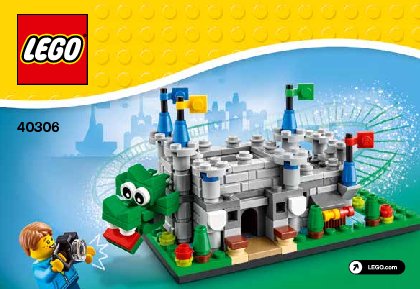 Building Instructions - LEGO - 40306 - Micro LEGOLAND® Castle: Page 1