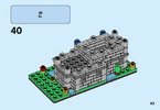 Building Instructions - LEGO - 40306 - Micro LEGOLAND® Castle: Page 43