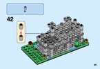 Building Instructions - LEGO - 40306 - Micro LEGOLAND® Castle: Page 45