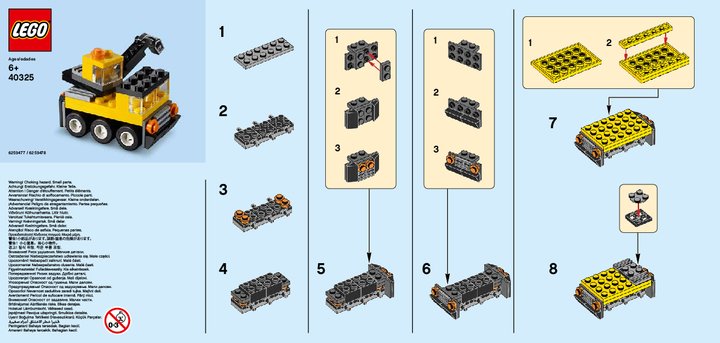 Building Instructions - LEGO - 40325 - MMB May 2019 Crane: Page 1