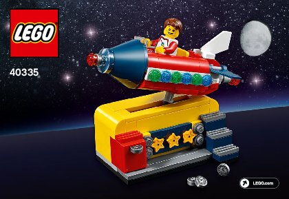 Building Instructions - LEGO - 40335 - Space Rocket Ride: Page 1