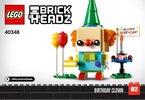 Building Instructions - LEGO - 40348 - Birthday Clown: Page 1