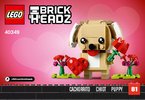 Building Instructions - LEGO - 40349 - Valentine's Puppy: Page 1